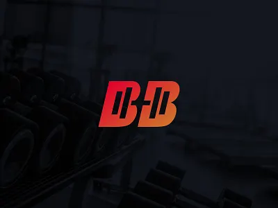 BB Barbell Monogram barbell bb branding coach creative logo dumbbell fitness graphic design gym logo logo design monogram personal trainer powerful vector vector logo whitespace