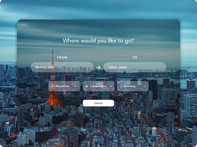 Flight search concept airline dailyui design flight search travel ui ui ux ui design uidesign uiux website
