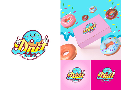 LOGO DESIGN FOR DNITDONAT branding graphic design logo