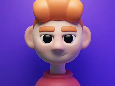 Redhead 3d blender blender3d character ginger modeling redhead