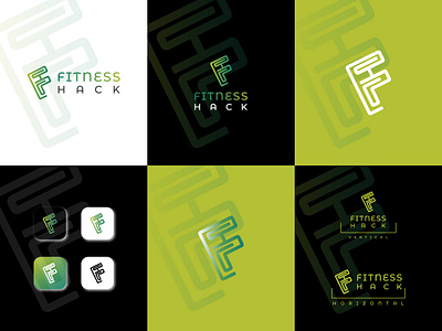 Logo for FITNESS HACK | available for sale. available for sale brand logo branding business logo company logo creative logo design fitness logo flat logo gym logo health logo icon design letter logo logo logo creation logo design logo for sale logo inspiration logo maker unique logo