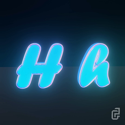 Day 8 : H h 36 days of type challenge 36daysoftype 3d animation design graphic design icon illustration logo ui