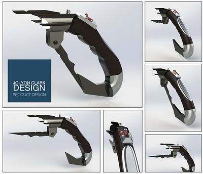 Darth Vader's Flashlight 3d 3d design cad design illustration product design solidworks
