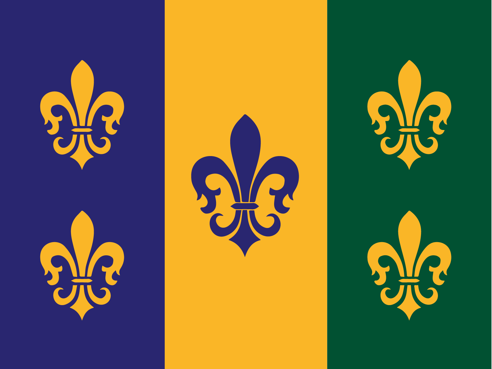 French Fleur-de-Lis Flag