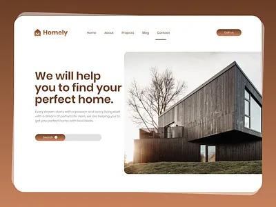 Homely Real Estate website concept construction full web page home landing landing page mobile page mortgage property prototype real estate real estate agency real estate agent real estate ui relalator shopify website ui design web design webdesign website desiner