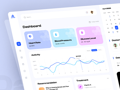 Medical Dashboard by Imran Molla for Orizon: UI/UX Design Agency on ...