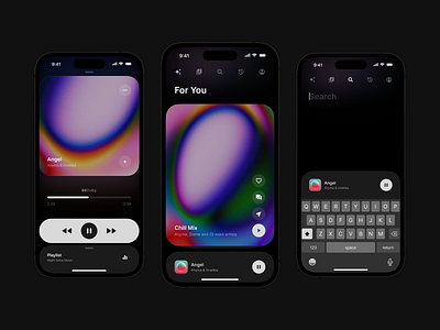 Streamify - Music Streaming Mobile App Concept albums apple music artists concept design isometric mobile modern music spotify streaming ui