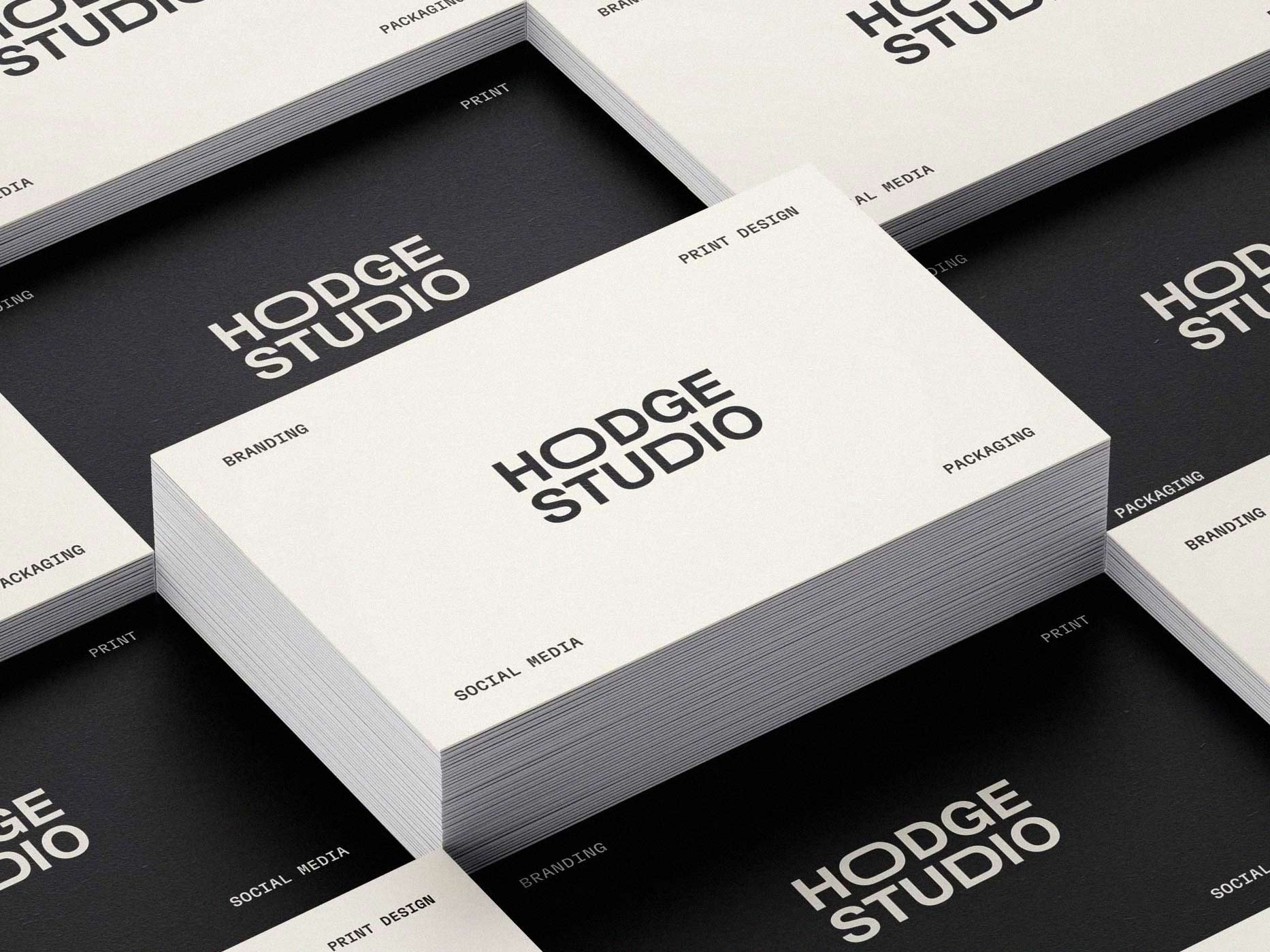 Design Studio Business Cards Personal Branding by Hodge Studio