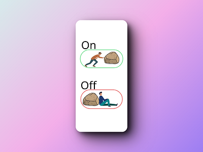 #DailyUI015 - On/Off Switch adobexd dailyui dailyui015 design onoff switch ui ux webdesign