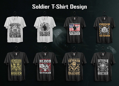 Soldier T-Shirt Design adobe illustrator graphic design soldier t shirt design t shirt t shirt design vintage
