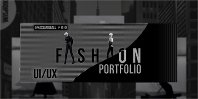 Fashion Portfolio Design branding design ui ux