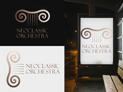 Orchestra Design - Neoclassic Orchestra brand branding classic design designer graphic design logo logotipo marca music neoclassic orchestra theatre willianguimaraesdesigner