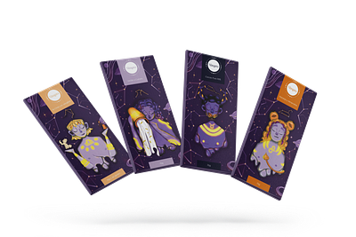 Mangata Chocolate branding character design design dibujo draw illustration illustrator logo packaging