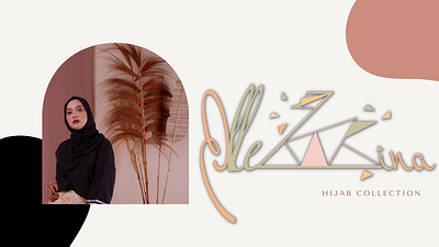 ElleZina branding clothe design feminine graphic design hijab illustration logo woman women