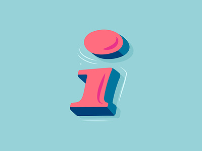 36 Days of Type - I 36 days of type i illustration lettering typography