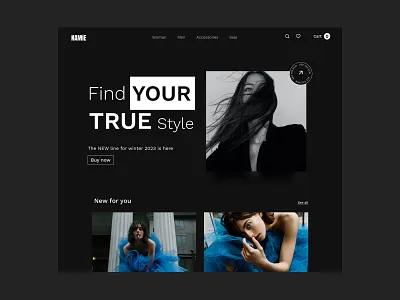 Ecomerce page - Clothes desingn ui ux