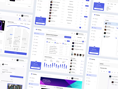 Ticketing - Ticket Booking Dashboard Animation animation booking branding clean dark mode dashboard graphic design graphics landing page minimalist motion graphics product prototype responsive ticket ui ui kit uiux website