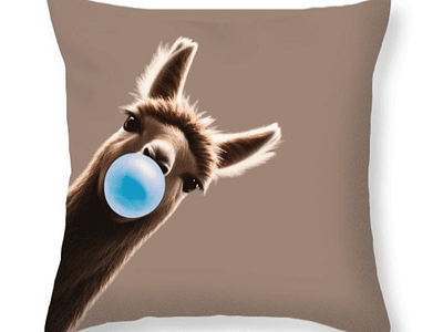 Llama Blowing Bubble Gum By Mounir Khalfouf On Dribbble