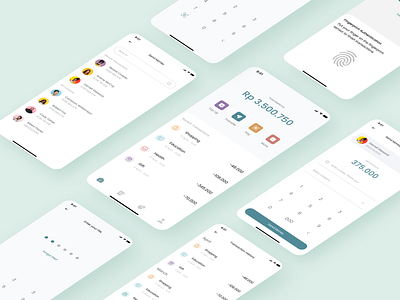 E-Wallet App - Exploration app design ewallet financial mobile design ui uiux