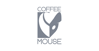 Coffee Mouse Logo branding graphic design logo vector