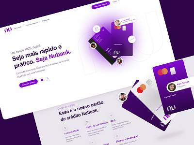 Ui Nubank landing page ui ux