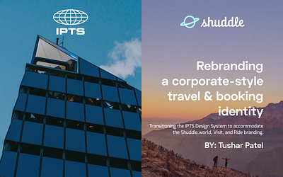 IPTS to Shuddle Rebrand Case Study design system figma product design rebrand ui ux
