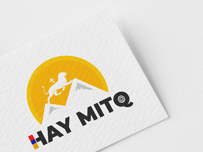 Логотип для СМИ "HayMitq" armenia branding design graphic design haymitq logo ui