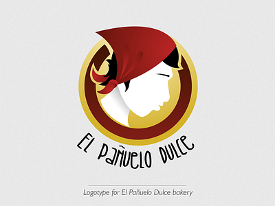 Logotype for El Pañuelo Dulce bakery branding design graphic design illustration logo typography vector