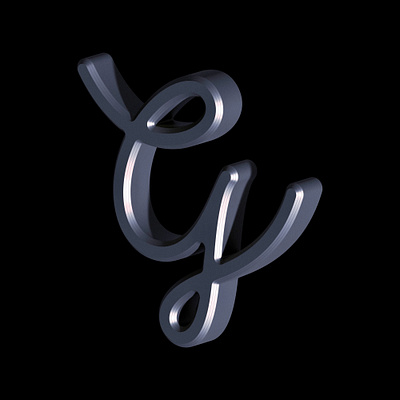 G 36 days of type 3d bevel branding design extrude g graphic design illustration illustrator lettering logo monoline script typography vector