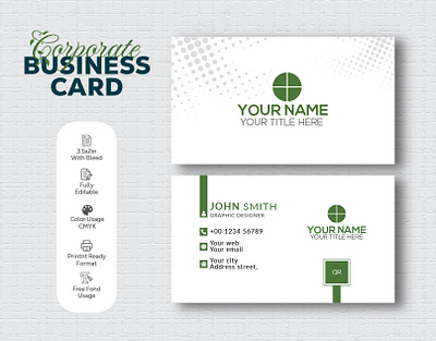 BUSINESS CARD business card graphic design illustration nfc visiting card