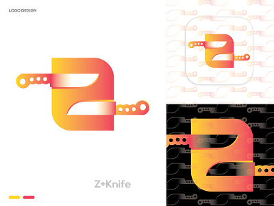 Letter Z Knife Logo Design knifelogo letterlogo lettermark logo design logomark logopng logotrend logotype logovector modernlogo zkinfelogo