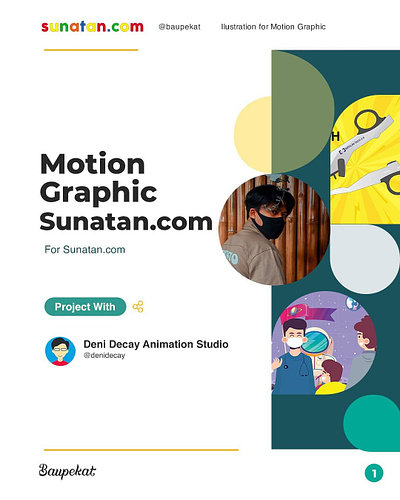 illustration for Animation Sunatan.com animation art graphic design illustration moti vector