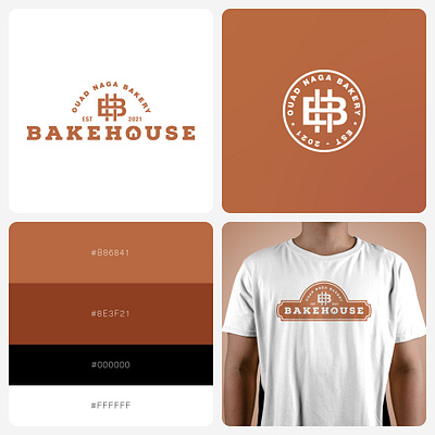 Bakehouse Brand Identity branding design graphic design illustration illustrator logo typography ui vector