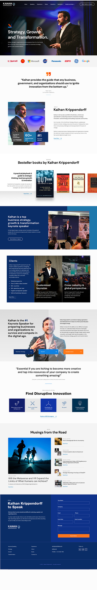 Kaihan Krippendorf - Personal Website Design branding design illustration logo typography ui ux web website