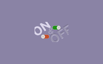 On/Off Switch - DailyUI 015/100 app branding design graphic design illustration logo typography ui ux vector