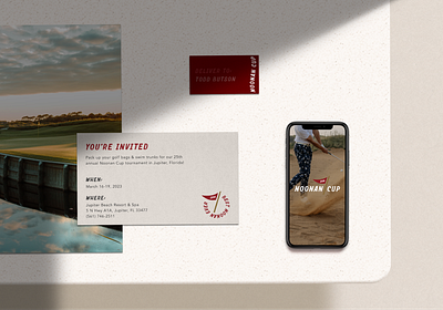 Mockups for a friend's golf tournament branding golf graphic design logo mockups tournaments