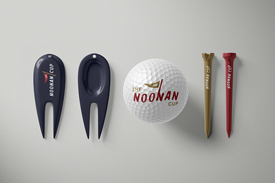 Golf Tournament Tee & Ball mockups branding golf tournament mockups