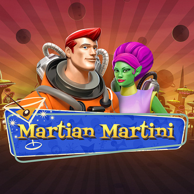 Martian Martini Slot Animations animation motion graphics slot animations slotgame