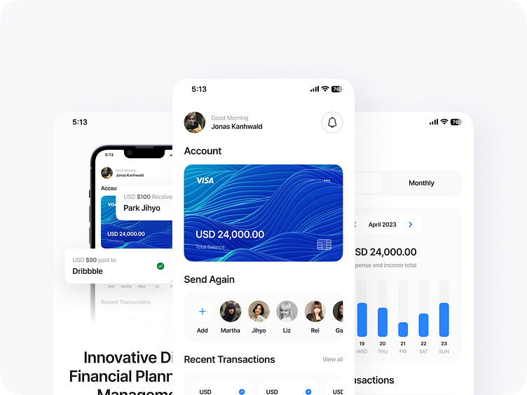 uWang ⏤ Finance Mobile App 💰 by Arfi Maulana for Pickolab Studio on ...