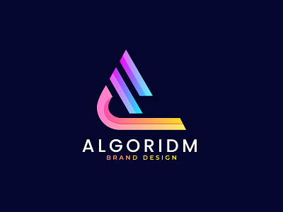 Excellence Algoridm Branding, Modern A Logo concept 3d a b c d e f g h i j k l m n o p a letter logo abstract logo branding branding identity custom logo design graphic design icon illustration logo logo folio logo maker logo mark logos q r s t u v w x y z symbol tech logo ui