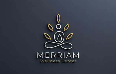 Wellness Logo Design graphic design healthcare logo logo design wellness logo yoga logo