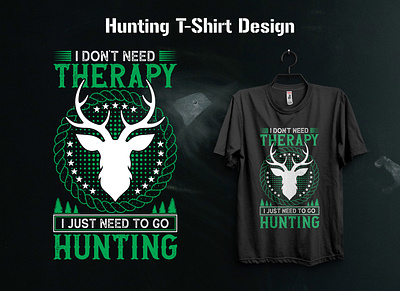 Hunting T-Shirt Design adobe illustrator graphic design hunting t shirt design t shirt t shirt design vintage