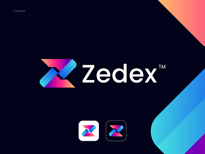 Zedex Logo app icon app logo brand brand identity branding branding design gradient icon identity letter logo logo logodesign logomark modern modern logo monogram software logo tech logo z letter logo z logo