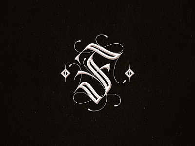 F monogram book custom graphic design hand drawn lettering logo logotype monogram typography victorian vintage