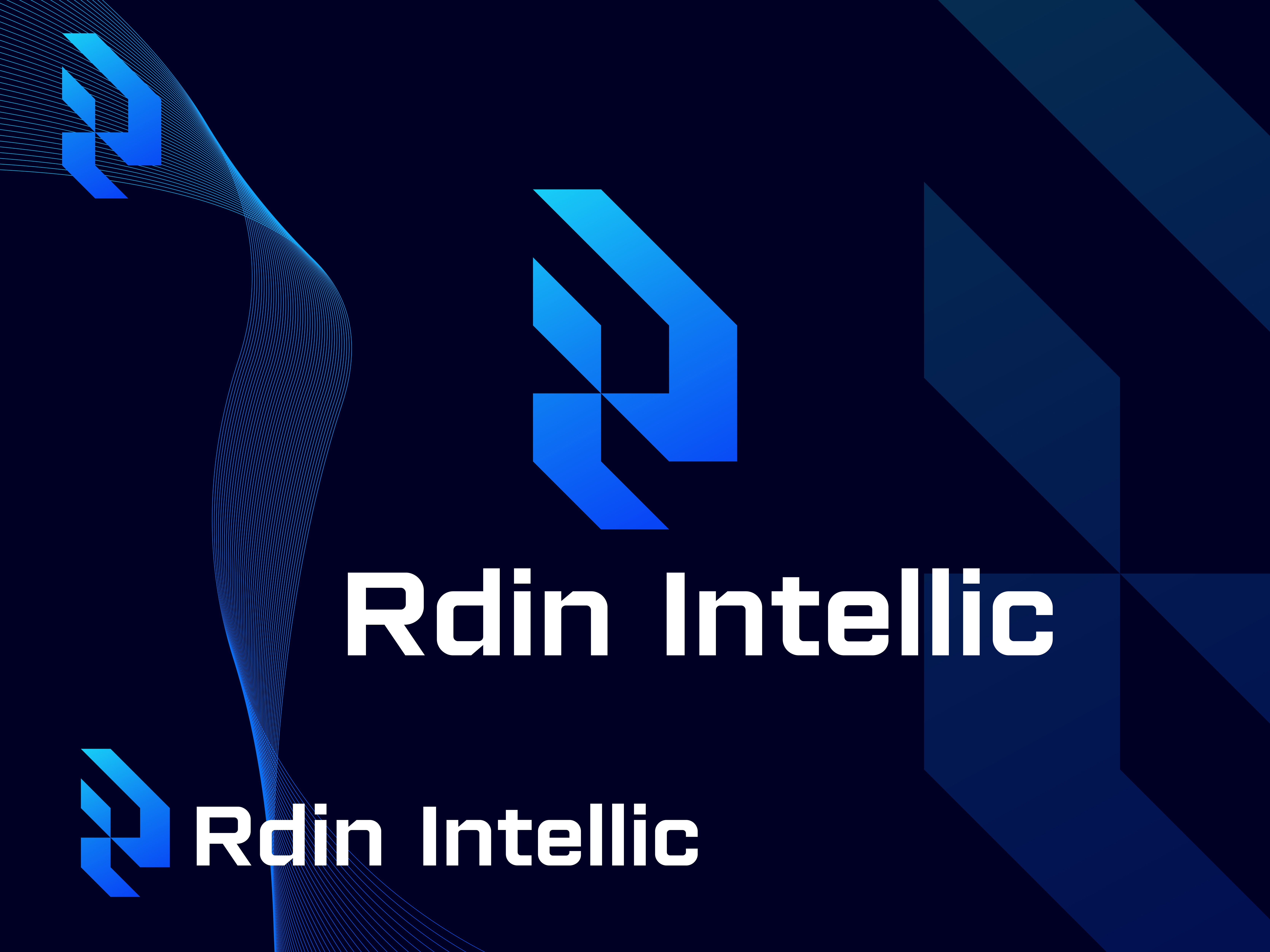 Rdin Intellic- Ai company logo design ai ai company logo ai logo artificial intelligence artificial intelligence logo business logo colorful logo company logo gradient logo l logo logo design logo design agency logo design branding logo mark modern logo modern r logo r logo tech logo