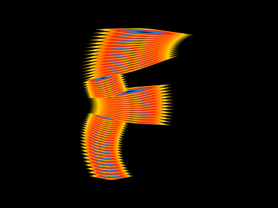 36 Days of Type - F 36 days of type 36daysoftype animation colorful design f generative gradient graphic design kinetic type motion motion design motion graphics type type design typography wiggle