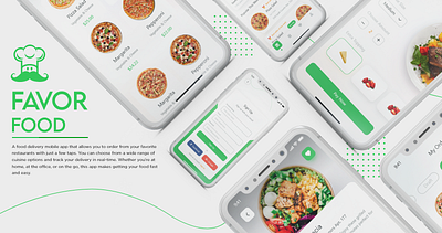 Food Delivery Mobile Application adobe adobe xd app app branding app design application application ui branding color figma food design graphic design green logo marketing mobile app mobile app design mobile application mobile design ui