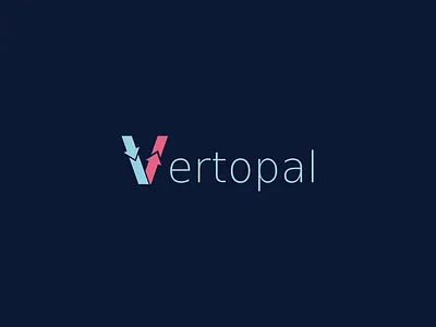 Vertopal Logo Idea branding design illustration logo typography vertopal