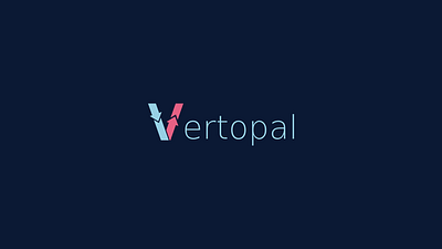 Vertopal Logo Idea design illustration logo typography vertopal