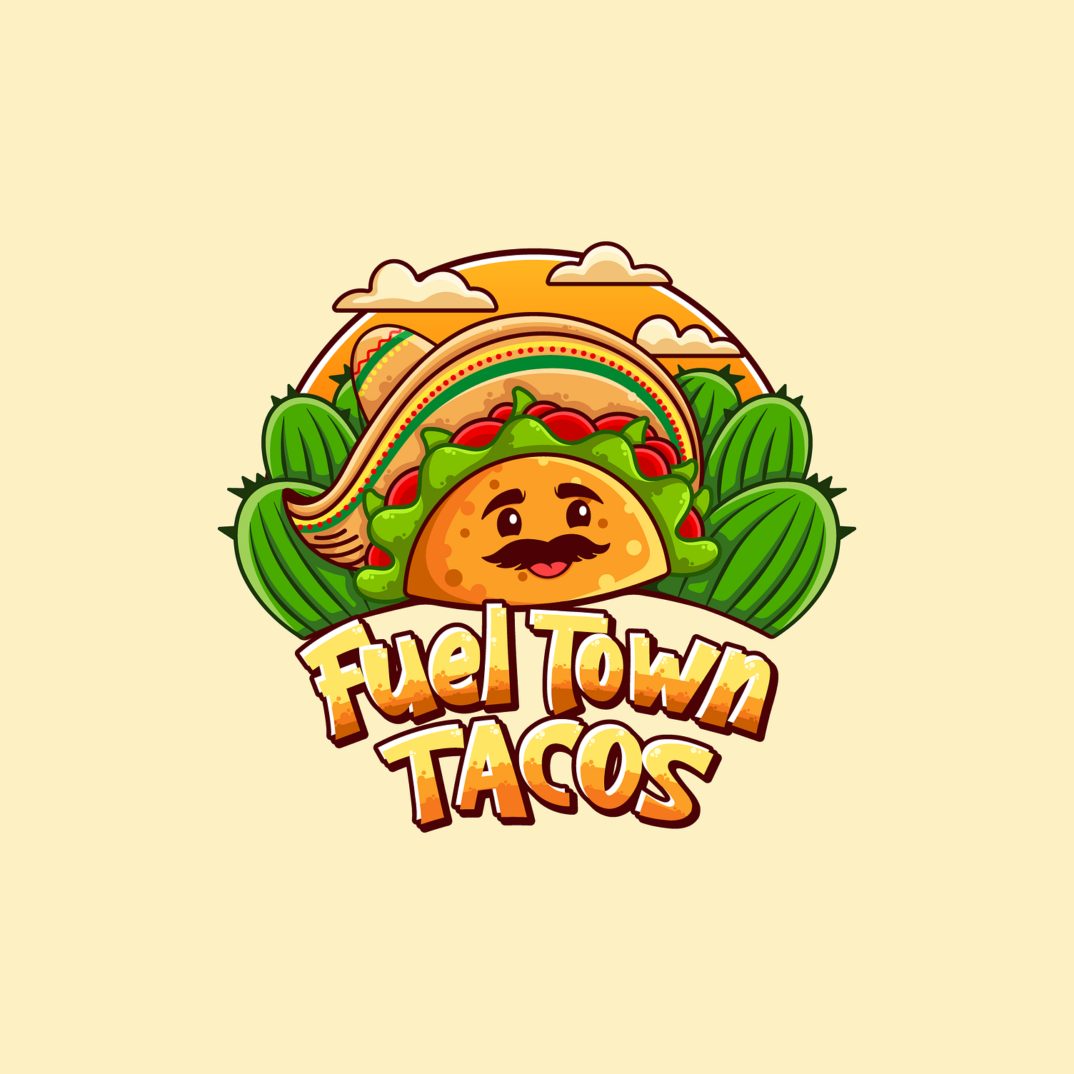 Fuel Town Tacos by Bebak on Dribbble